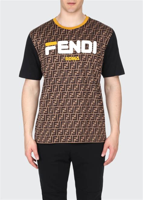 fendi t shirt green|Fendi graphic tees.